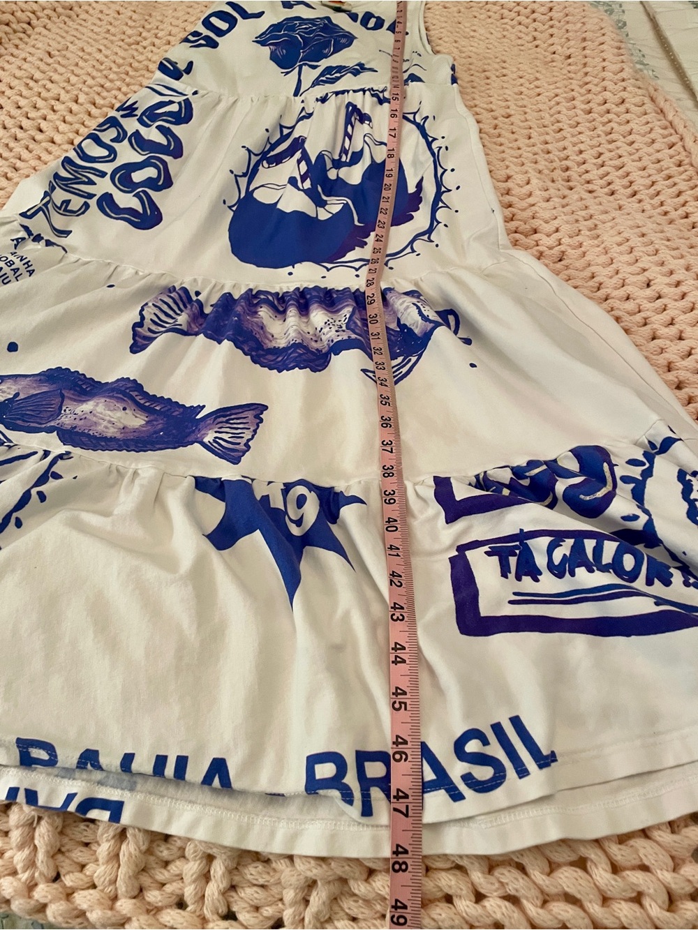 Farm Rio White Rainha Das Aguas T Shirt
Dress. Cotton. POCKETS! Size S. - Picture 7 of 10